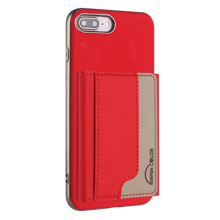 Portafoglio magnetico orizzontale per iPhone 8 Plus 7 Plus 6 Plus