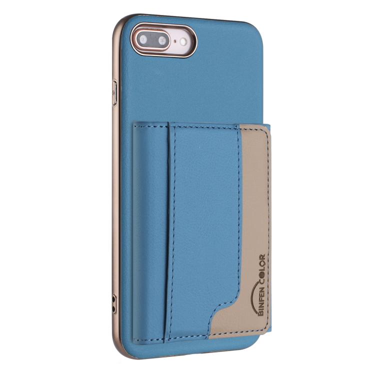 Portafoglio magnetico orizzontale per iPhone 8 Plus 7 Plus 6 Plus