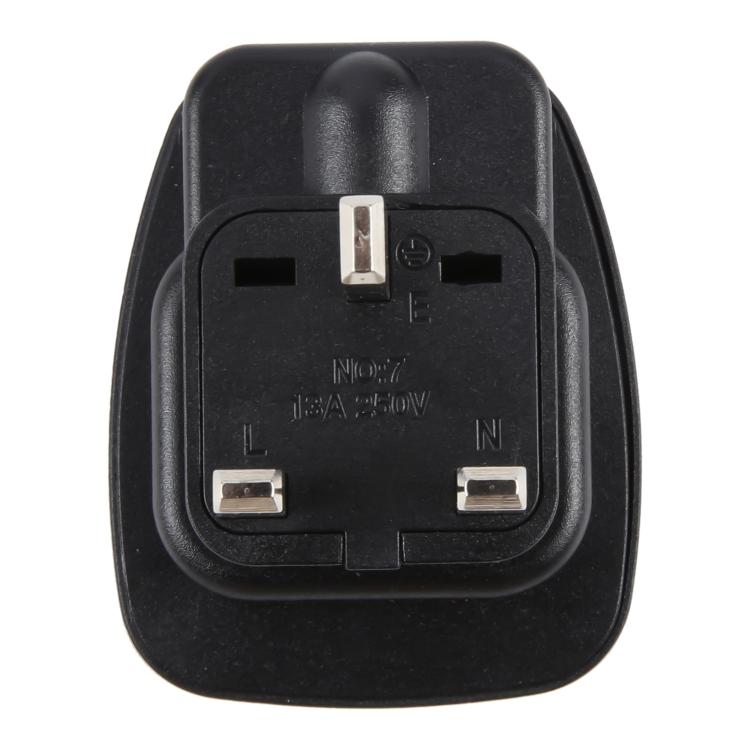 WSA-7 UK Plug Global Travel Universal Adapter with Safety Shutter, WSA-7