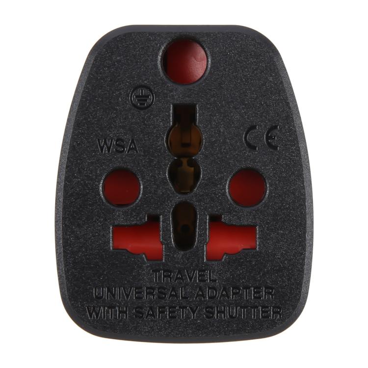 WSA-7 UK Plug Global Travel Universal Adapter with Safety Shutter, WSA-7