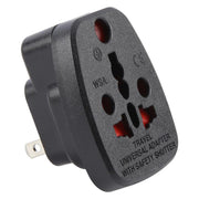 Adattatore universale da viaggio WSA-6 con spina US/JP e otturatore di sicurezza., WSA-6