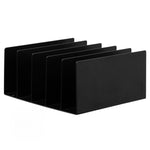 Blocco note a cinque scomparti in metallo, organizer da scrivania per buste e documenti, YH017