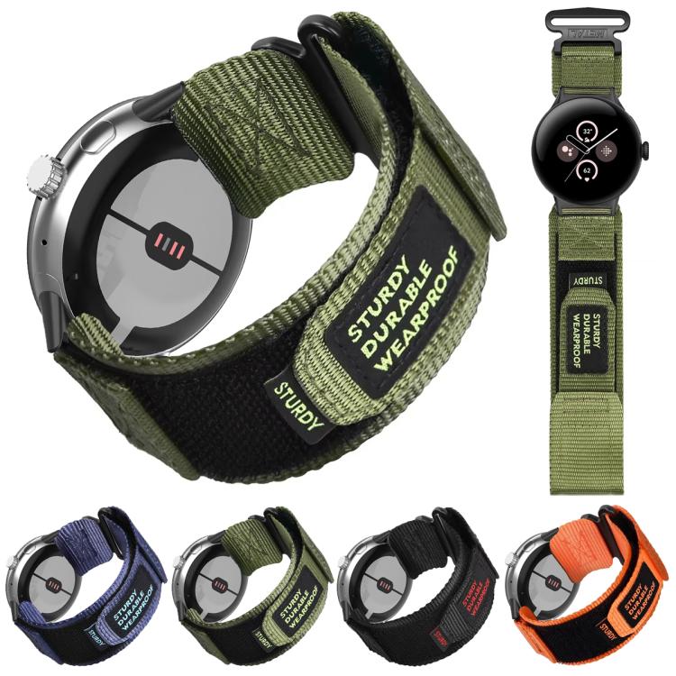 Cinturino per orologio xDfind con fibbia a strappo in nylon a sgancio rapido., For Google Pixel Watch 4 / 3 45mm, For Google Pixel Watch 4 / 3 / 2 / 1 41mm