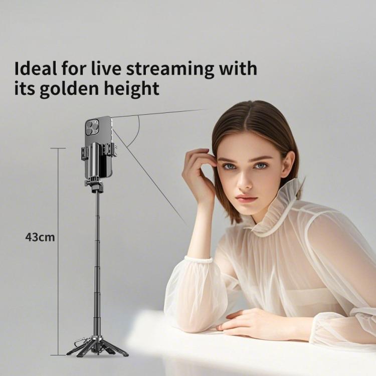 Funsnap P15 Mini Selfie Stick Bluetooth con Treppiede
