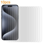 10 pezzi xDfind Pellicola in vetro temperato di alluminio da 0,26 mm 9H 2.5D, For iPhone 17e / 16e / 13 / 13 Pro, For iPhone 16 Pro Max, For iPhone 16 Pro, For iPhone 16 Plus, For iPhone 16, For iPhone 15 Plus / 15 Pro Max, For iPhone 15 / 15 Pro      ...