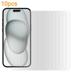 10 pezzi xDfind Pellicola in vetro temperato di alluminio da 0,26 mm 9H 2.5D, For iPhone 17e / 16e / 13 / 13 Pro, For iPhone 16 Pro Max, For iPhone 16 Pro, For iPhone 16 Plus, For iPhone 16, For iPhone 15 Plus / 15 Pro Max, For iPhone 15 / 15 Pro      ...