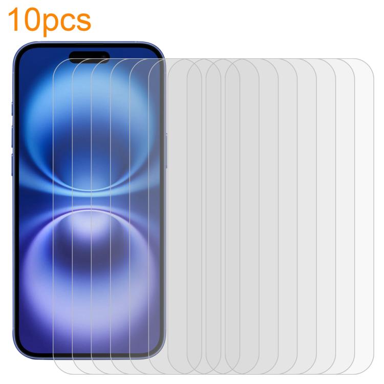 10 pezzi xDfind Pellicola in vetro temperato di alluminio da 0,26 mm 9H 2.5D, For iPhone 17e / 16e / 13 / 13 Pro, For iPhone 16 Pro Max, For iPhone 16 Pro, For iPhone 16 Plus, For iPhone 16, For iPhone 15 Plus / 15 Pro Max, For iPhone 15 / 15 Pro      ...