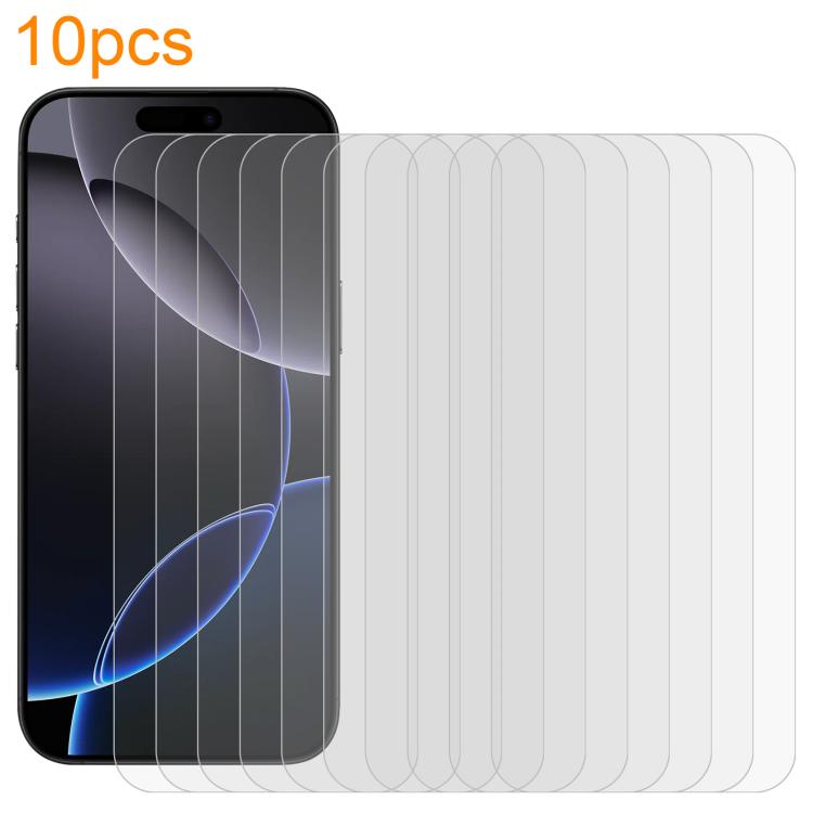 10 pezzi xDfind Pellicola in vetro temperato di alluminio da 0,26 mm 9H 2.5D, For iPhone 17e / 16e / 13 / 13 Pro, For iPhone 16 Pro Max, For iPhone 16 Pro, For iPhone 16 Plus, For iPhone 16, For iPhone 15 Plus / 15 Pro Max, For iPhone 15 / 15 Pro      ...