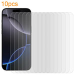 10 pezzi xDfind Pellicola in vetro temperato di alluminio da 0,26 mm 9H 2.5D, For iPhone 17e / 16e / 13 / 13 Pro, For iPhone 16 Pro Max, For iPhone 16 Pro, For iPhone 16 Plus, For iPhone 16, For iPhone 15 Plus / 15 Pro Max, For iPhone 15 / 15 Pro      ...
