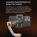 FUNSNAP CM8 Stabilizzatore Smartphone 3 Assi Pieghevole