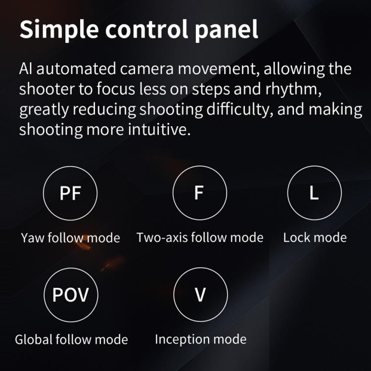 FUNSNAP CM8 Stabilizzatore Smartphone 3 Assi Pieghevole