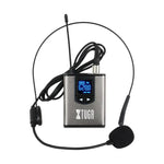 Microfono wireless UHF XTUGA A1 con trasmettitore da cintura