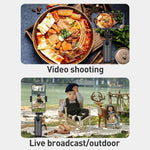 Supporto PTZ da tavolo FUNSNAP Q1 con tracciamento 360°