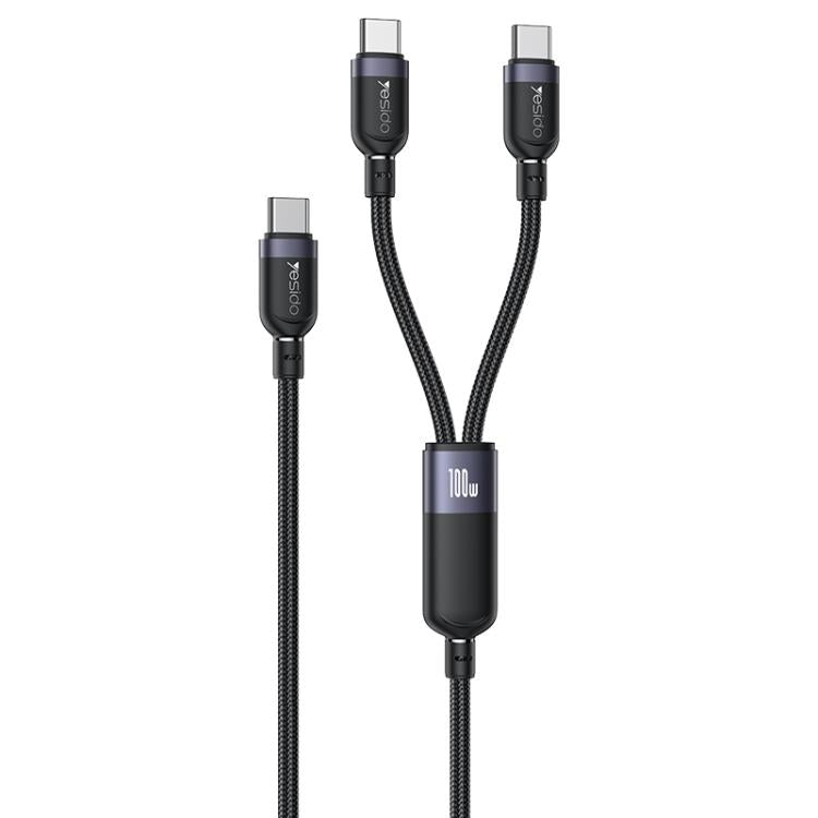 Cavo ricarica USB-C 100W 5A dual Type-C Yesido CA92