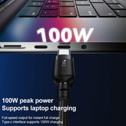 Yesido CA92 100W 5A USB-C / Type-C to Dual Type-C 2 in 1 Charging Cable, CA92