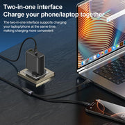 Yesido CA92 100W 5A USB-C / Type-C to Dual Type-C 2 in 1 Charging Cable, CA92