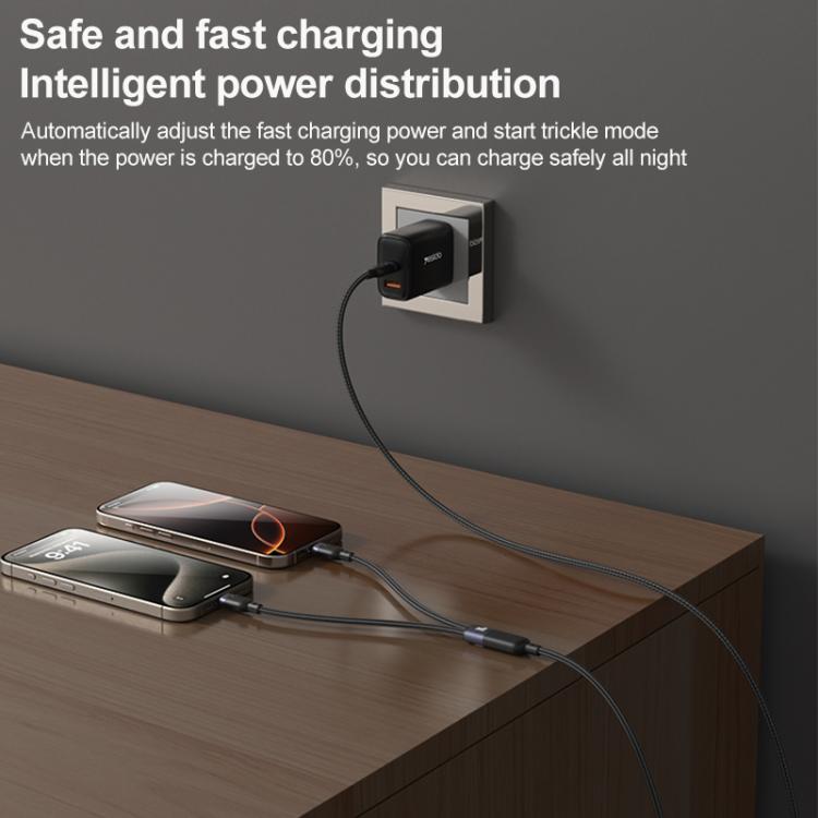 Cavo ricarica USB-C 100W 5A dual Type-C Yesido CA92