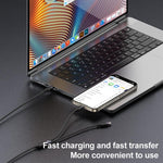Cavo ricarica USB-C 100W 5A dual Type-C Yesido CA92