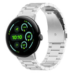 Cinturino per orologio in metallo a sgancio rapido xDfind con tre perline, For Google Pixel Watch 4 / 3 45mm, For Google Pixel Watch 4 / 3 / 2 / 1 41mm