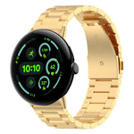 Cinturino per orologio in metallo a sgancio rapido xDfind con tre perline, For Google Pixel Watch 4 / 3 45mm, For Google Pixel Watch 4 / 3 / 2 / 1 41mm