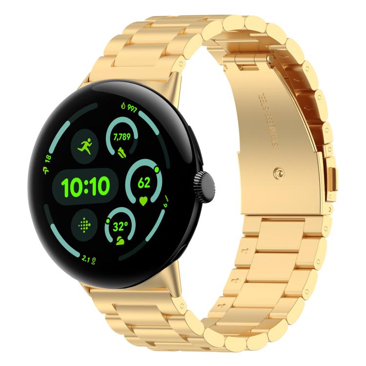 Cinturino per orologio in metallo a sgancio rapido xDfind con tre perline, For Google Pixel Watch 4 / 3 45mm, For Google Pixel Watch 4 / 3 / 2 / 1 41mm