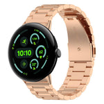 Cinturino per orologio in metallo a sgancio rapido xDfind con tre perline, For Google Pixel Watch 4 / 3 45mm, For Google Pixel Watch 4 / 3 / 2 / 1 41mm