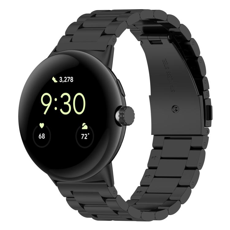Cinturino per orologio in metallo a sgancio rapido xDfind con tre perline, For Google Pixel Watch 4 / 3 45mm, For Google Pixel Watch 4 / 3 / 2 / 1 41mm