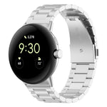 Cinturino per orologio in metallo a sgancio rapido xDfind con tre perline, For Google Pixel Watch 4 / 3 45mm, For Google Pixel Watch 4 / 3 / 2 / 1 41mm