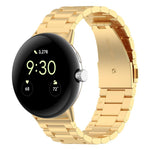 Cinturino per orologio in metallo a sgancio rapido xDfind con tre perline, For Google Pixel Watch 4 / 3 45mm, For Google Pixel Watch 4 / 3 / 2 / 1 41mm
