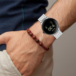 Cinturino per orologio in metallo a sgancio rapido xDfind con tre perline, For Google Pixel Watch 4 / 3 45mm, For Google Pixel Watch 4 / 3 / 2 / 1 41mm