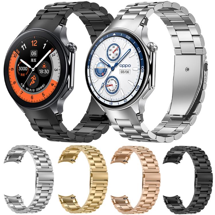 Cinturino per orologio in metallo a sgancio rapido xDfind con tre perline, For OPPO Watch X2 / X, For OPPO Watch SE / Watch 3