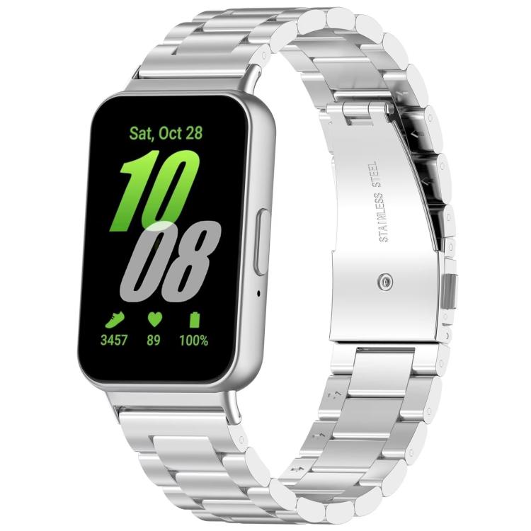 Cinturino per orologio in metallo xDfind Three Beads, For Samsung Galaxy Watch Ultra 47mm, For Samsung Galaxy Watch 7 / FE / 6 / 5 / 4, For Samsung Galaxy Fit3