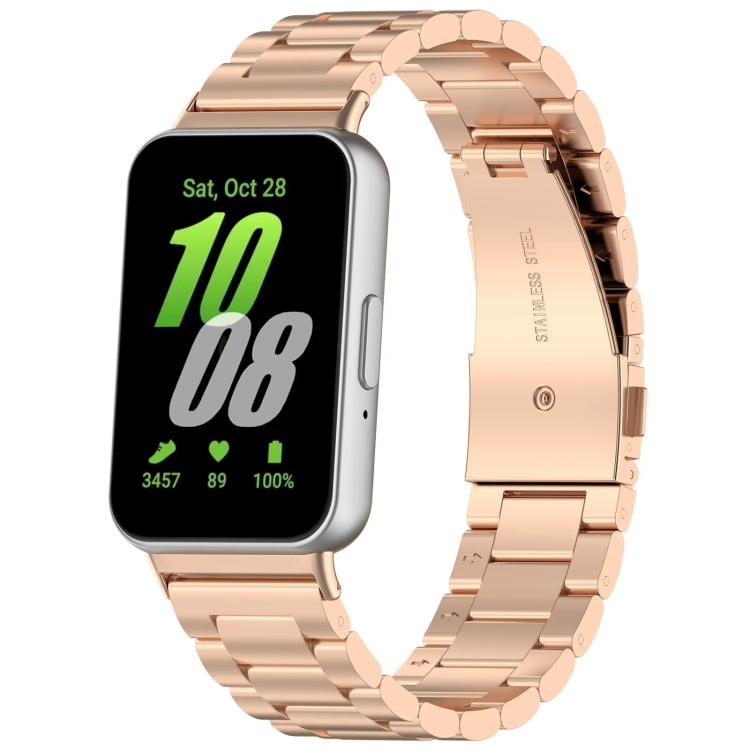 Cinturino per orologio in metallo xDfind Three Beads, For Samsung Galaxy Watch Ultra 47mm, For Samsung Galaxy Watch 7 / FE / 6 / 5 / 4, For Samsung Galaxy Fit3
