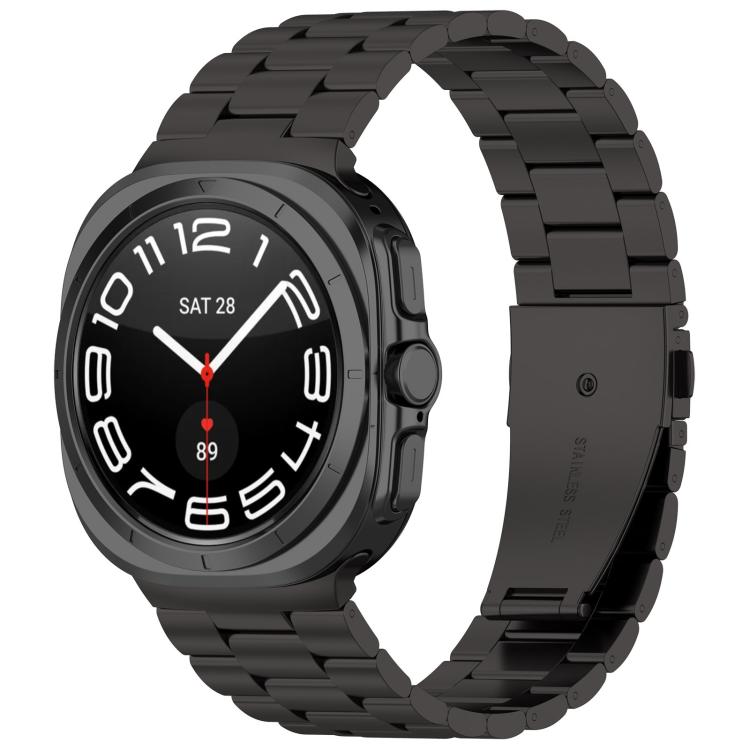 Cinturino per orologio in metallo xDfind Three Beads, For Samsung Galaxy Watch Ultra 47mm, For Samsung Galaxy Watch 7 / FE / 6 / 5 / 4, For Samsung Galaxy Fit3