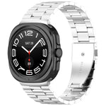 Cinturino per orologio in metallo xDfind Three Beads, For Samsung Galaxy Watch Ultra 47mm, For Samsung Galaxy Watch 7 / FE / 6 / 5 / 4, For Samsung Galaxy Fit3