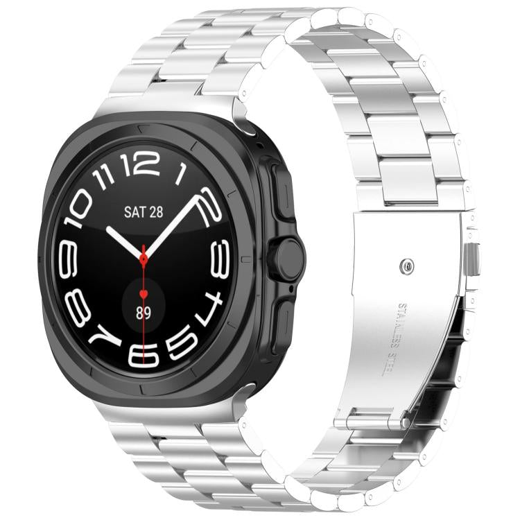 Cinturino per orologio in metallo xDfind Three Beads, For Samsung Galaxy Watch Ultra 47mm, For Samsung Galaxy Watch 7 / FE / 6 / 5 / 4, For Samsung Galaxy Fit3