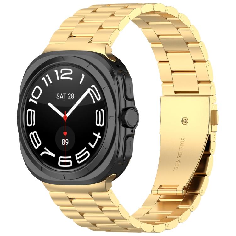 Cinturino per orologio in metallo xDfind Three Beads, For Samsung Galaxy Watch Ultra 47mm, For Samsung Galaxy Watch 7 / FE / 6 / 5 / 4, For Samsung Galaxy Fit3