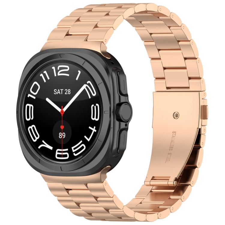 Cinturino per orologio in metallo xDfind Three Beads, For Samsung Galaxy Watch Ultra 47mm, For Samsung Galaxy Watch 7 / FE / 6 / 5 / 4, For Samsung Galaxy Fit3