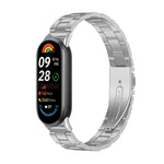 Cinturino per orologio in metallo a sgancio rapido xDfind con tre perline, For Xiaomi Band 10 Pro / 9 Pro / Redmi Watch 6, For Xiaomi Smart Band 10 / 9 / 8 NFC, For Xiaomi Redmi Watch 3 20mm