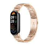 Cinturino per orologio in metallo a sgancio rapido xDfind con tre perline, For Xiaomi Band 10 Pro / 9 Pro / Redmi Watch 6, For Xiaomi Smart Band 10 / 9 / 8 NFC, For Xiaomi Redmi Watch 3 20mm