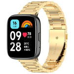 Cinturino per orologio in metallo a sgancio rapido xDfind con tre perline, For Xiaomi Band 10 Pro / 9 Pro / Redmi Watch 6, For Xiaomi Smart Band 10 / 9 / 8 NFC, For Xiaomi Redmi Watch 3 20mm