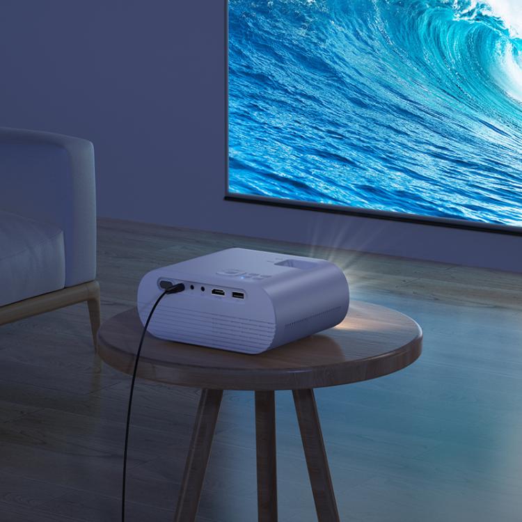 Videoproiettore wireless hoco DT1 1280x720P 140ANSI WiFi Bluetooth Stessa versione dello schermo, EU Plug, US Plug