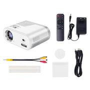 Videoproiettore smart hoco DT2 1280x720P 140ANSI WiFi Bluetooth versione Android, EU Plug