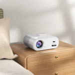 Videoproiettore smart hoco DT2 1280x720P 140ANSI WiFi Bluetooth versione Android, EU Plug