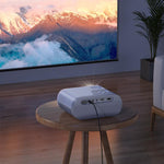 Videoproiettore smart hoco DT2 1280x720P 140ANSI WiFi Bluetooth versione Android, EU Plug