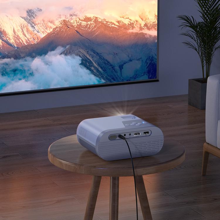 Videoproiettore smart hoco DT2 1280x720P 140ANSI WiFi Bluetooth versione Android, EU Plug