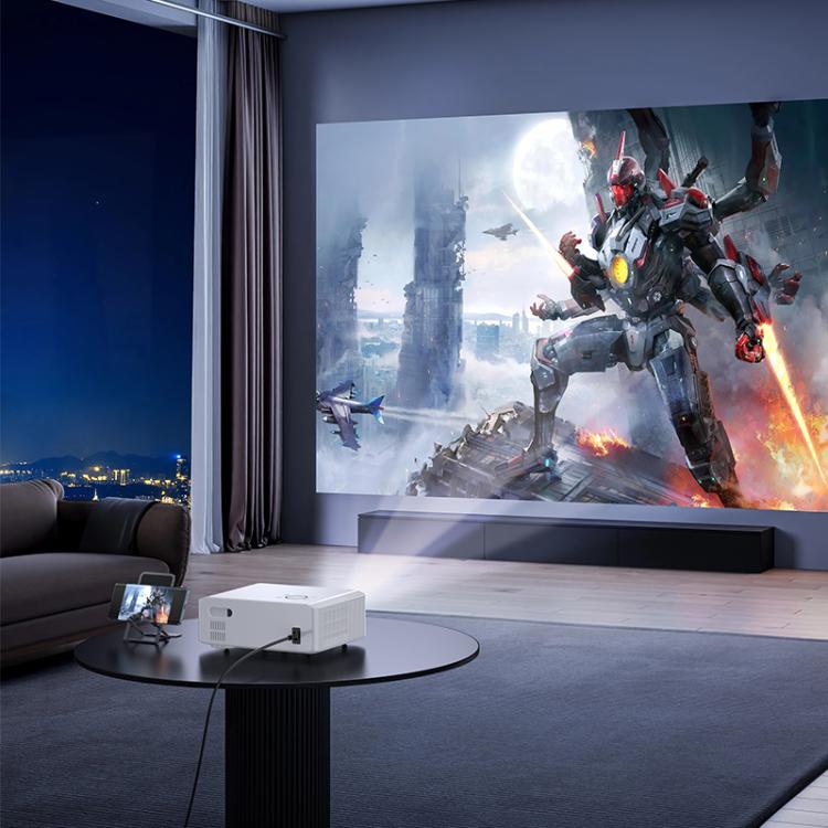 Videoproiettore intelligente hoco DT3 1920x1080P 370ANSI con messa a fuoco elettrica, versione Android., EU Plug, US Plug