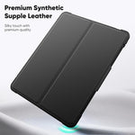 Custodia in pelle con supporto magnetico per iPad Air e Pro