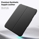 Custodia in pelle con supporto magnetico per iPad