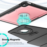 Custodia in pelle con supporto magnetico per iPad